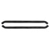Rampage 8854 Body Side 3 in. Round Step Bar Wheel -To- Wheel; w/Step; Black; Pair; - Truck Part Superstore