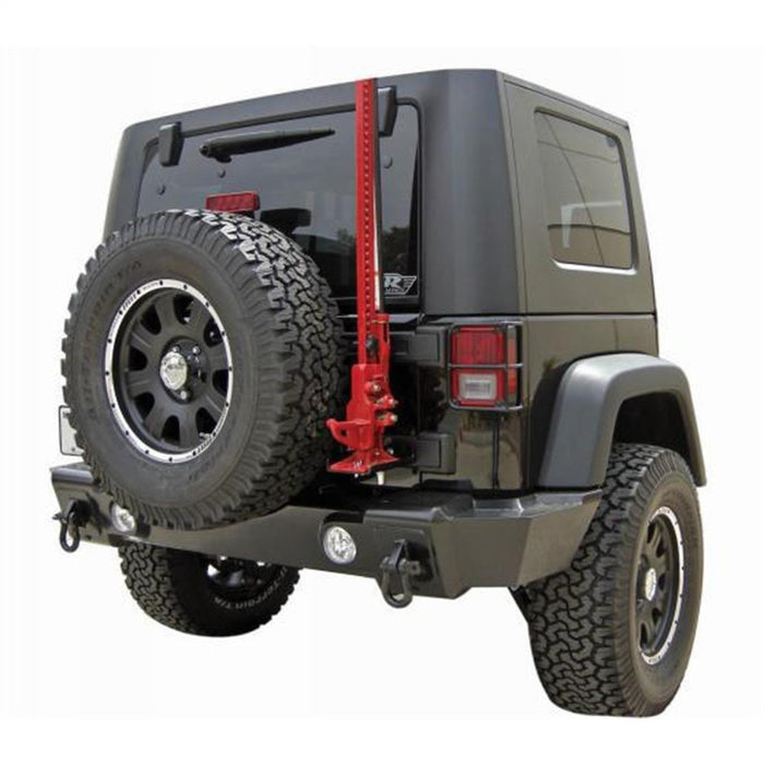 Rampage 88605 Rear Recovery Bumper; Black Textured Finish; Lights Sold Separately; - Truck Part Superstore