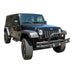 Rampage 88625 Front Double Tube Bumper; w/Light Pod And Stinger; Textured Black; - Truck Part Superstore