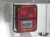 Rampage 88660 Tail Light Guards; Black; Pair; - Truck Part Superstore