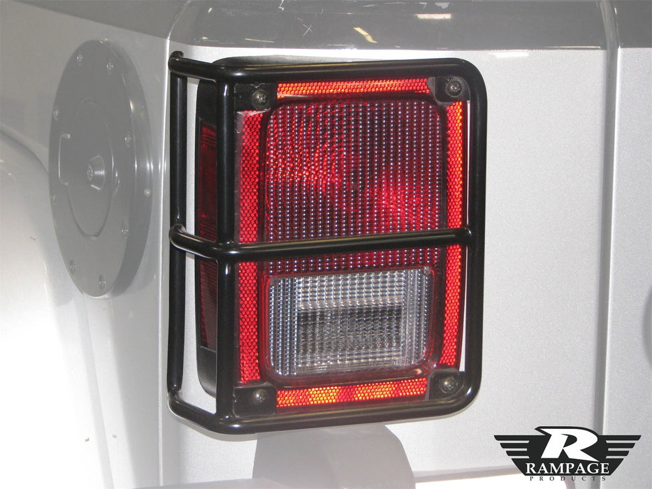 Rampage 88660 Tail Light Guards; Black; Pair; - Truck Part Superstore