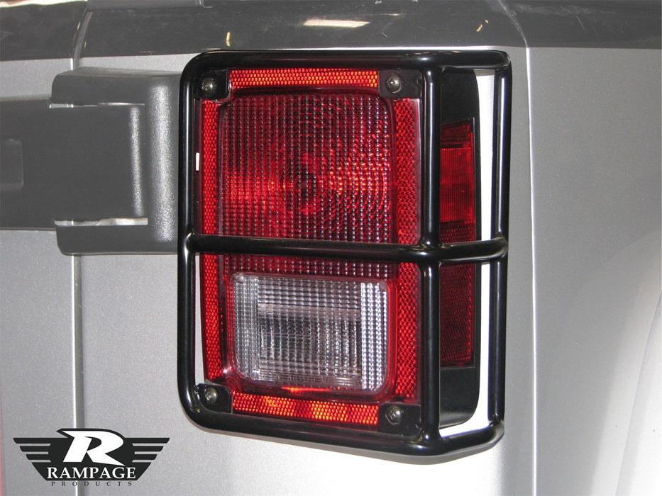 Rampage 88660 Tail Light Guards; Black; Pair; - Truck Part Superstore
