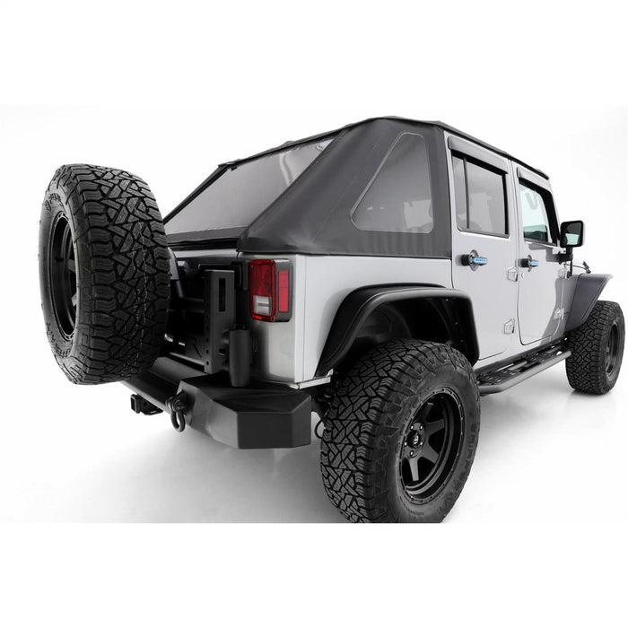 Rampage 88737 SRS Side Bar Rock Crawler Style; Black; Pair; - Truck Part Superstore