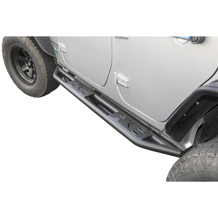 Rampage 88737 SRS Side Bar Rock Crawler Style; Black; Pair; - Truck Part Superstore