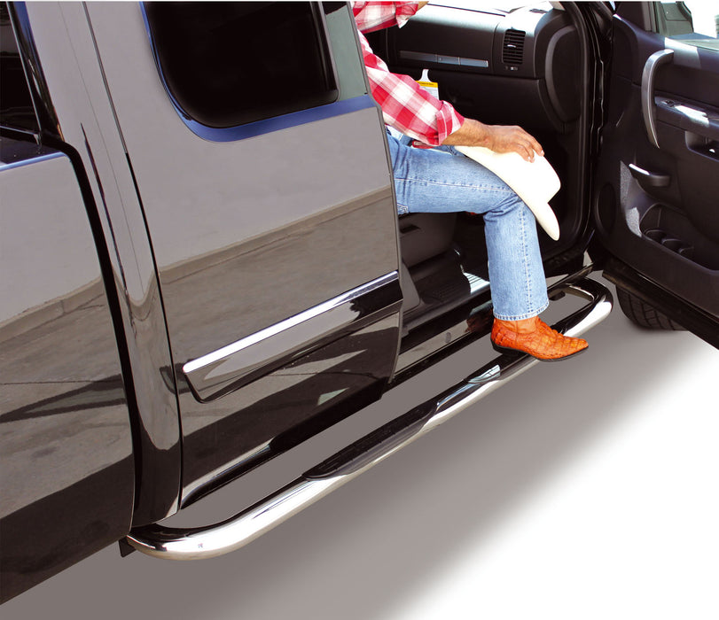 Go Rhino 4506C 4000 Series Side Steps with Mounting Brackets Kit - Chrome - Truck Part Superstore