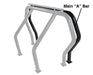 Go Rhino 90001B Bed Bar Component - "A" Additional Bar - Black Powdercoat - Truck Part Superstore
