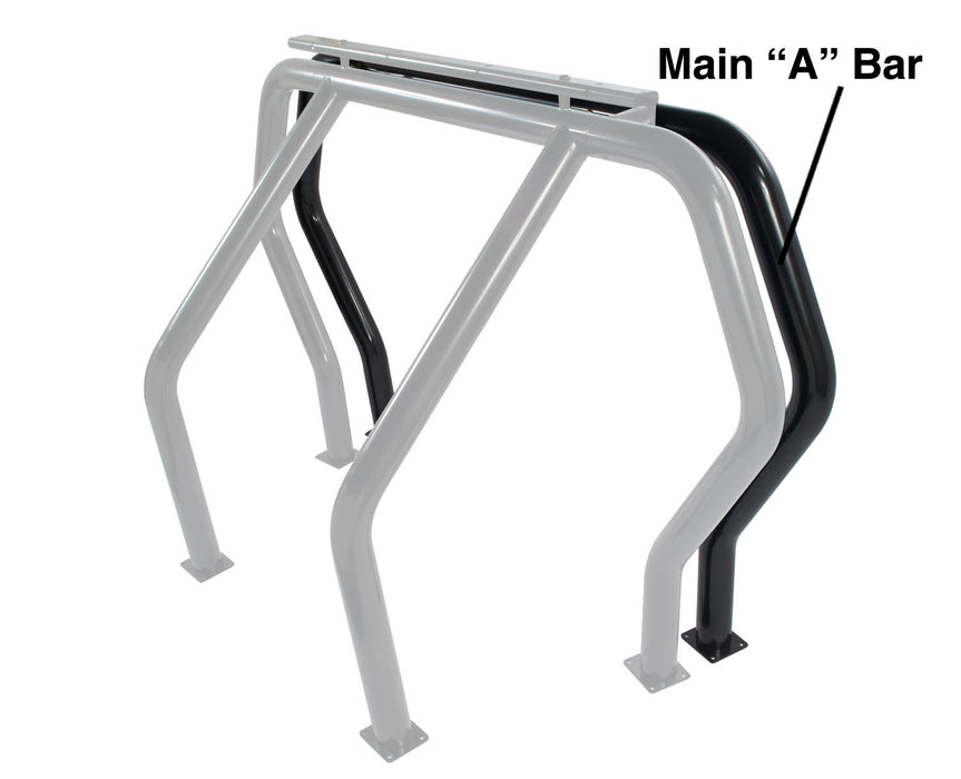 Go Rhino 95001B Bed Bar Component - "A" Additional Bar - Black Powdercoat - Truck Part Superstore