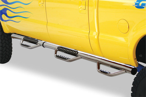 Go Rhino D36147PS Dominator D3 Modular Wheel-to-Wheel Side Steps with Brackets Kit-Stainless Steel - Truck Part Superstore