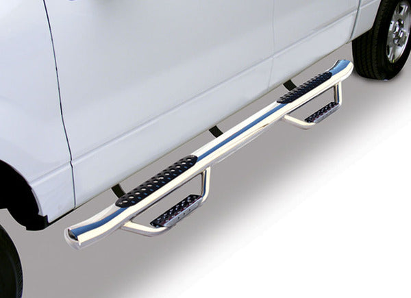 Go Rhino D44106PS 4" wide oval dual plane steps are perfect for lifted vehicles - Truck Part Superstore