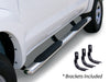 Go Rhino 684449980PS 4" OE Xtreme Side Steps with Mounting Brackets Kit - Truck Part Superstore
