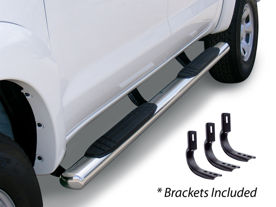 Go Rhino 684449980PS 4" OE Xtreme Side Steps with Mounting Brackets Kit - Truck Part Superstore