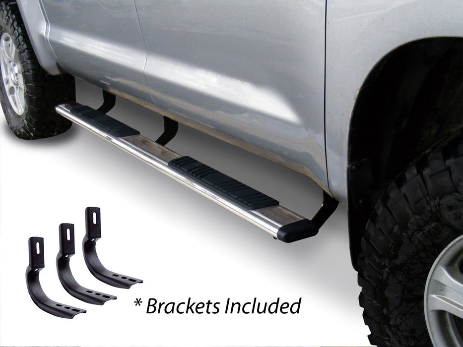Go Rhino 685449980PS 5" OE Xtreme Low Profile Side Steps w Mounting Brackets Kit - Truck Part Superstore