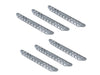 Go Rhino D30002S Step Pads - Dominator D3 "Original Style" (6 medium) - Silver aluminum - Truck Part Superstore