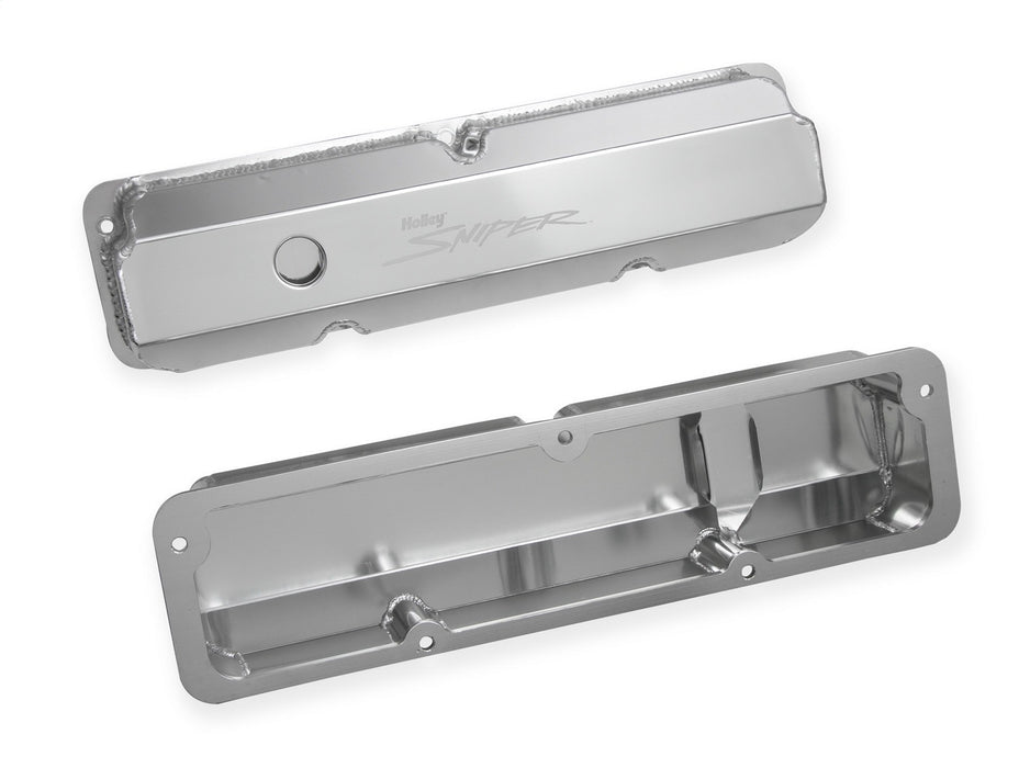 Holley 890001 Aluminum Valve Cover Set - Truck Part Superstore