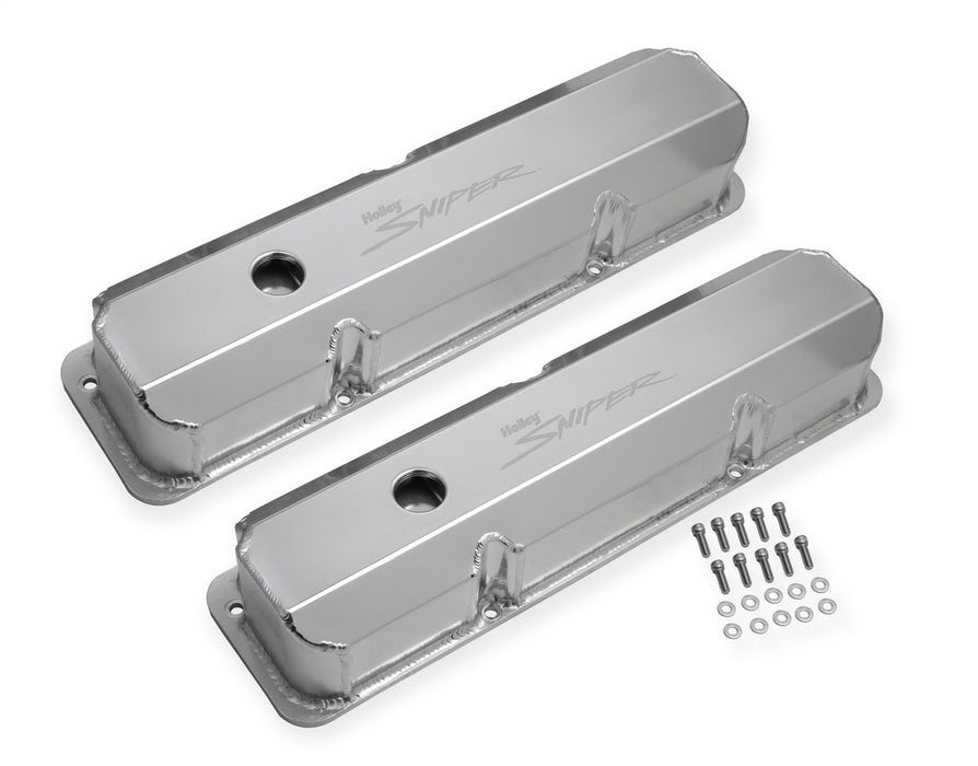 Holley 890001 Aluminum Valve Cover Set - Truck Part Superstore