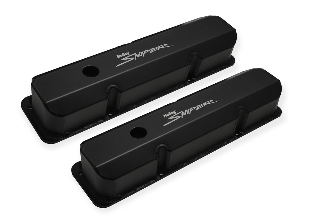 Holley 890001B Aluminum Valve Cover Set - Truck Part Superstore