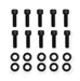 Holley 890001B Aluminum Valve Cover Set - Truck Part Superstore