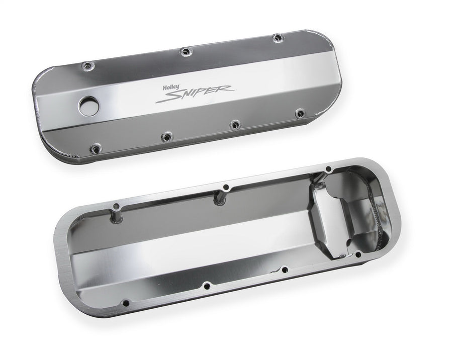 Holley 890002 Aluminum Valve Cover Set - Truck Part Superstore
