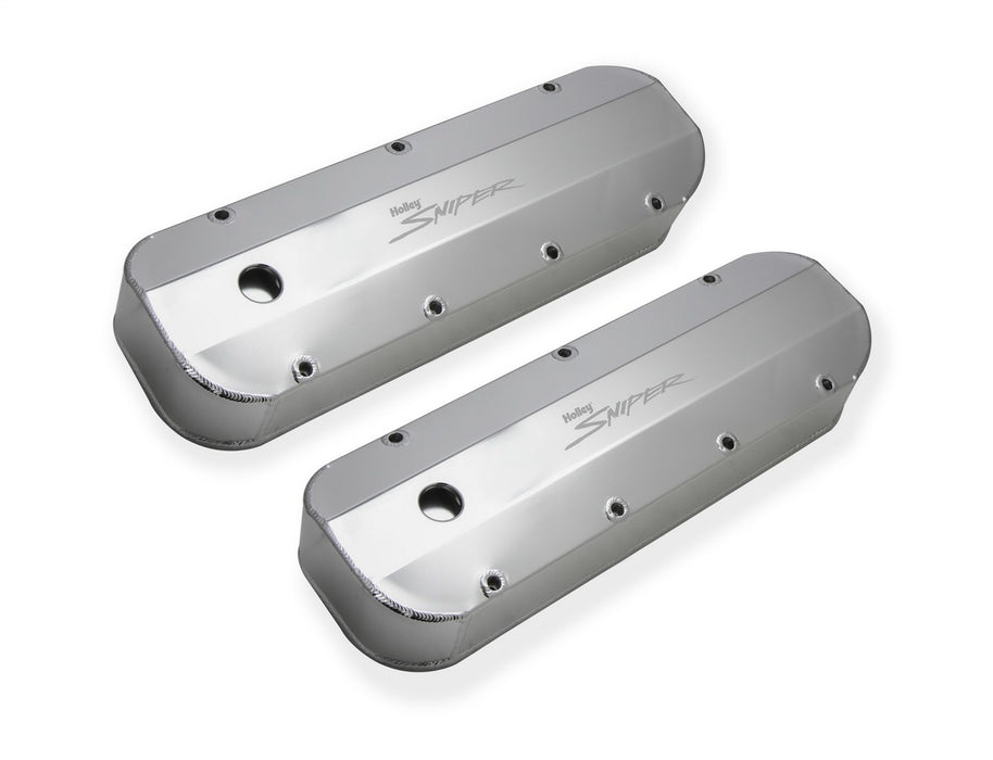 Holley 890002 Aluminum Valve Cover Set - Truck Part Superstore