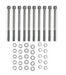 Holley 890003 Aluminum Valve Cover Set; w/Emissions Port; Pair; Natural Finish; - Truck Part Superstore