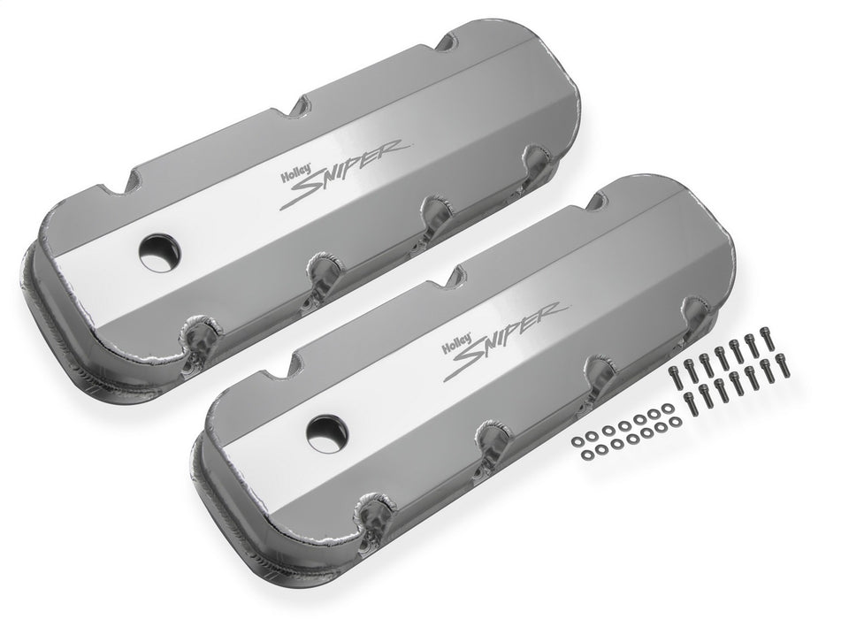 Holley 890004 Aluminum Valve Cover Set - Truck Part Superstore