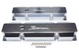 Holley 890005 Aluminum Valve Cover Set; Short Bolt; w/o Emissions Port; Pair; Natural Finish; - Truck Part Superstore