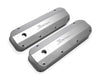 Holley 890007 Aluminum Valve Cover Set; w/Emissions Port; Pair; Natural Finish; - Truck Part Superstore