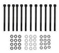 Holley 890007B Aluminum Valve Cover Set; w/Emissions Port; Pair; Black Finish; - Truck Part Superstore