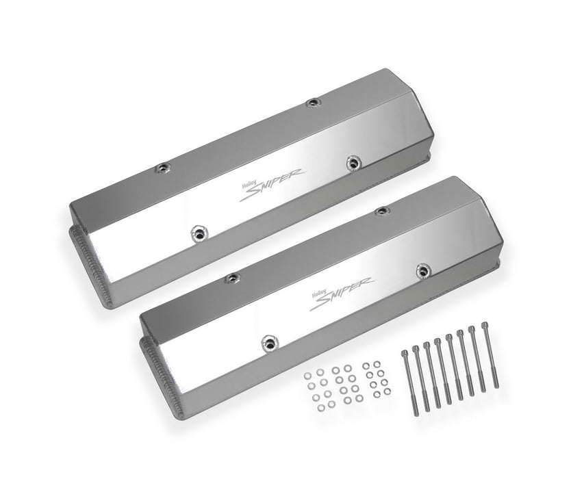 Holley 890008 Aluminum Valve Cover Set - Truck Part Superstore