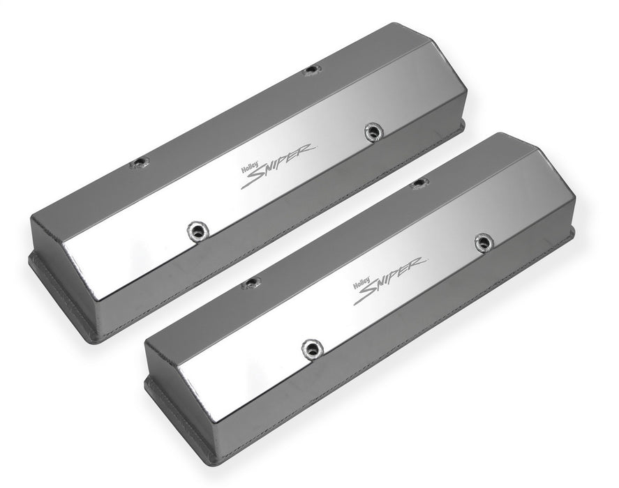 Holley 890008 Aluminum Valve Cover Set - Truck Part Superstore