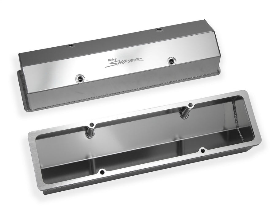 Holley 890008 Aluminum Valve Cover Set - Truck Part Superstore