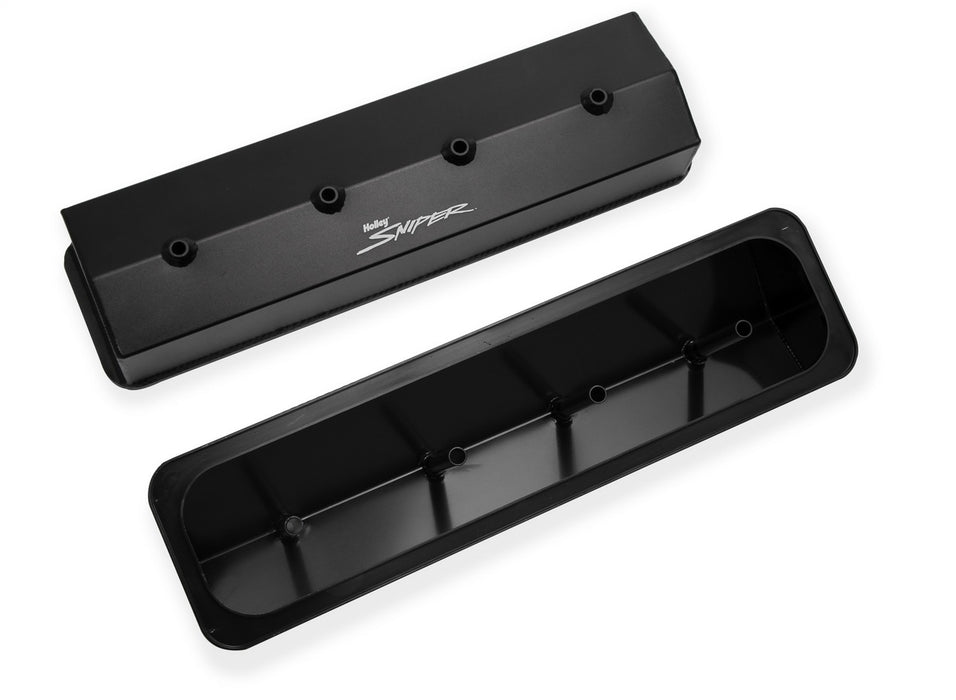 Holley 890009B Aluminum Valve Cover Set - Truck Part Superstore