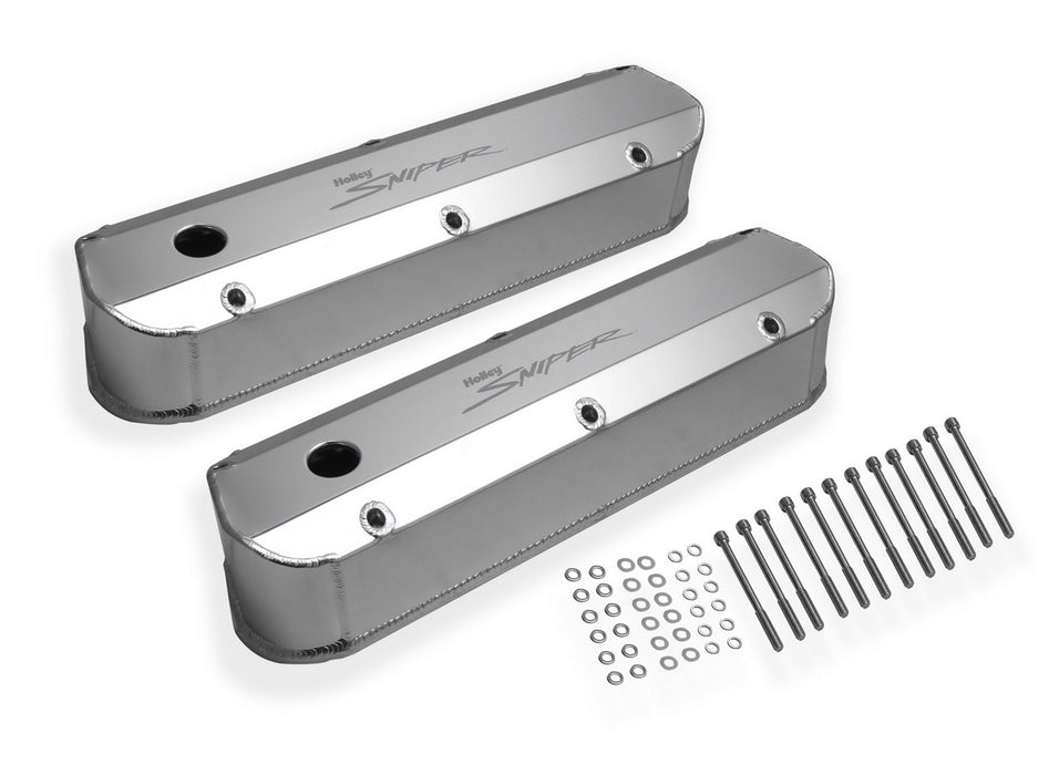 Holley 890012 Aluminum Valve Cover Set - Truck Part Superstore