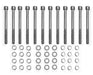 Holley 890013 Aluminum Valve Cover Set; Tall Style; Tapered Edge; Pair; Natural Finish; - Truck Part Superstore