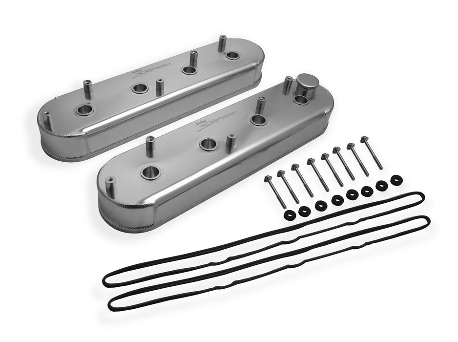 Holley 890014 Aluminum Valve Cover Set - Truck Part Superstore