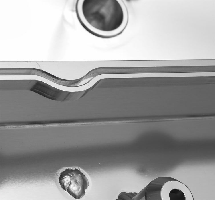Holley 890014 Aluminum Valve Cover Set - Truck Part Superstore