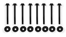 Holley 890014B Aluminum Valve Cover Set; w/OEM Coil Stands; Black Finish; - Truck Part Superstore