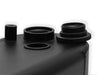 Holley 890014B Aluminum Valve Cover Set; w/OEM Coil Stands; Black Finish; - Truck Part Superstore