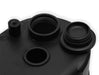 Holley 890014B Aluminum Valve Cover Set; w/OEM Coil Stands; Black Finish; - Truck Part Superstore