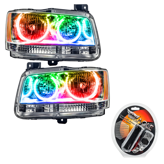 Oracle Lighting 8901-330 SMD Pre-Assembled Headlights, Chrome Bezel, ColorSHIFT - Truck Part Superstore