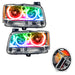 Oracle Lighting 8901-330 SMD Pre-Assembled Headlights, Chrome Bezel, ColorSHIFT - Truck Part Superstore