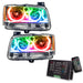 Oracle Lighting 8901-333 SMD Pre-Assembled Headlights, Chrome Bezel, ColorSHIFT 2.0 - Truck Part Superstore