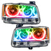 Oracle Lighting 8901-334 SMD Pre-Assembled Headlights, Chrome Bezel, ColorSHIFT - No Controller - Truck Part Superstore