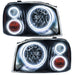 Oracle Lighting 8905-001 SMD Pre-Assembled Headlights, Triple Halo, White - Truck Part Superstore
