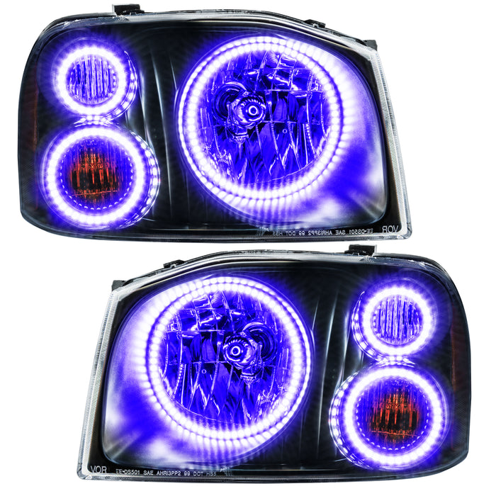 Oracle Lighting 8905-007 SMD Pre-Assembled Headlights, Triple Halo, UV/Purple - Truck Part Superstore