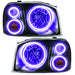 Oracle Lighting 8905-007 SMD Pre-Assembled Headlights, Triple Halo, UV/Purple - Truck Part Superstore