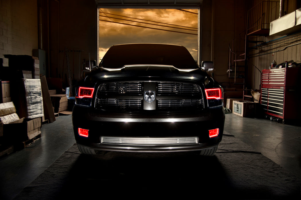 Oracle Lighting 8906-330 Pre-Assembled ColorSHIFT w/SWITCHBACK Halo Headlights - Black Housing - Truck Part Superstore