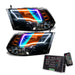 Oracle Lighting 8906-333 Pre-Assembled ColorSHIFT w/SWITCHBACK Halo Headlights - Black Housing - Truck Part Superstore