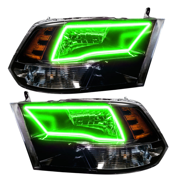 Oracle Lighting 8906-333 Pre-Assembled ColorSHIFT w/SWITCHBACK Halo Headlights - Black Housing - Truck Part Superstore