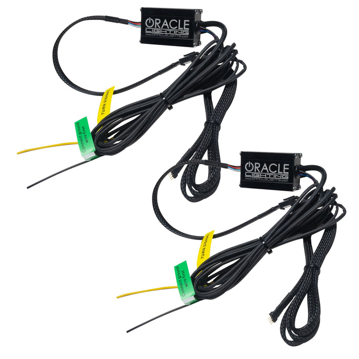 Oracle Lighting 8906-504 Pre-Assembled ColorSHIFT w/SWITCHBACK Halo Headlights - Black Housing - Truck Part Superstore